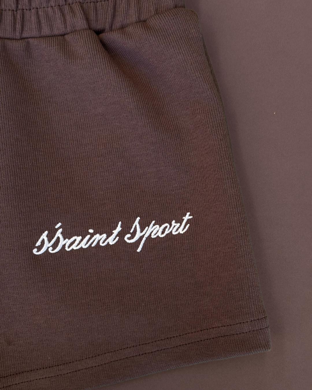 SŚAINT Sport Track Short - Brown
