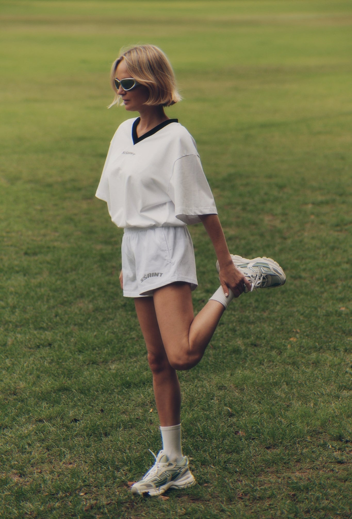REFLECTIVE V SHORTS - WHITE