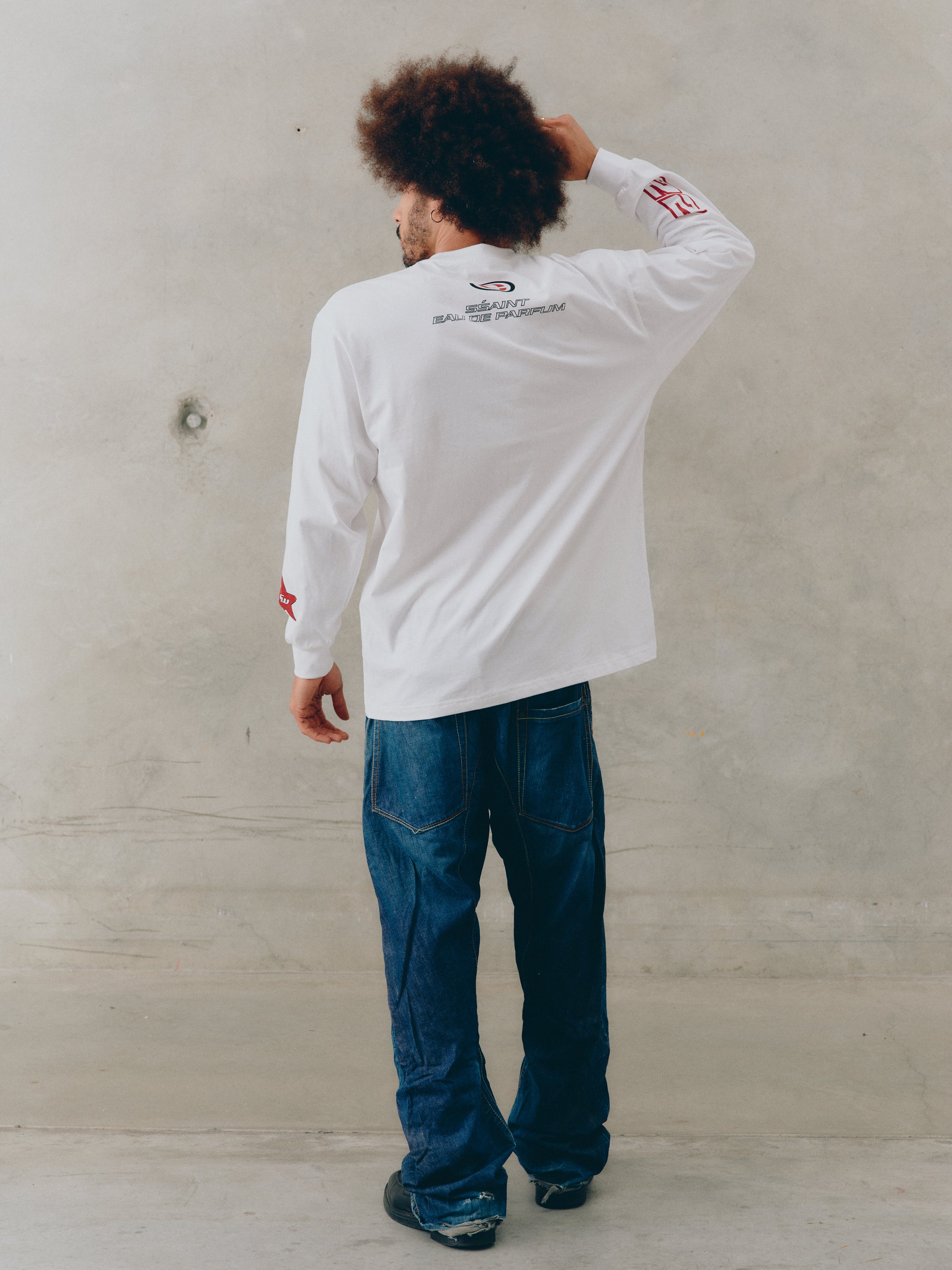 SIGNATURE MOTO TEE - WHITE