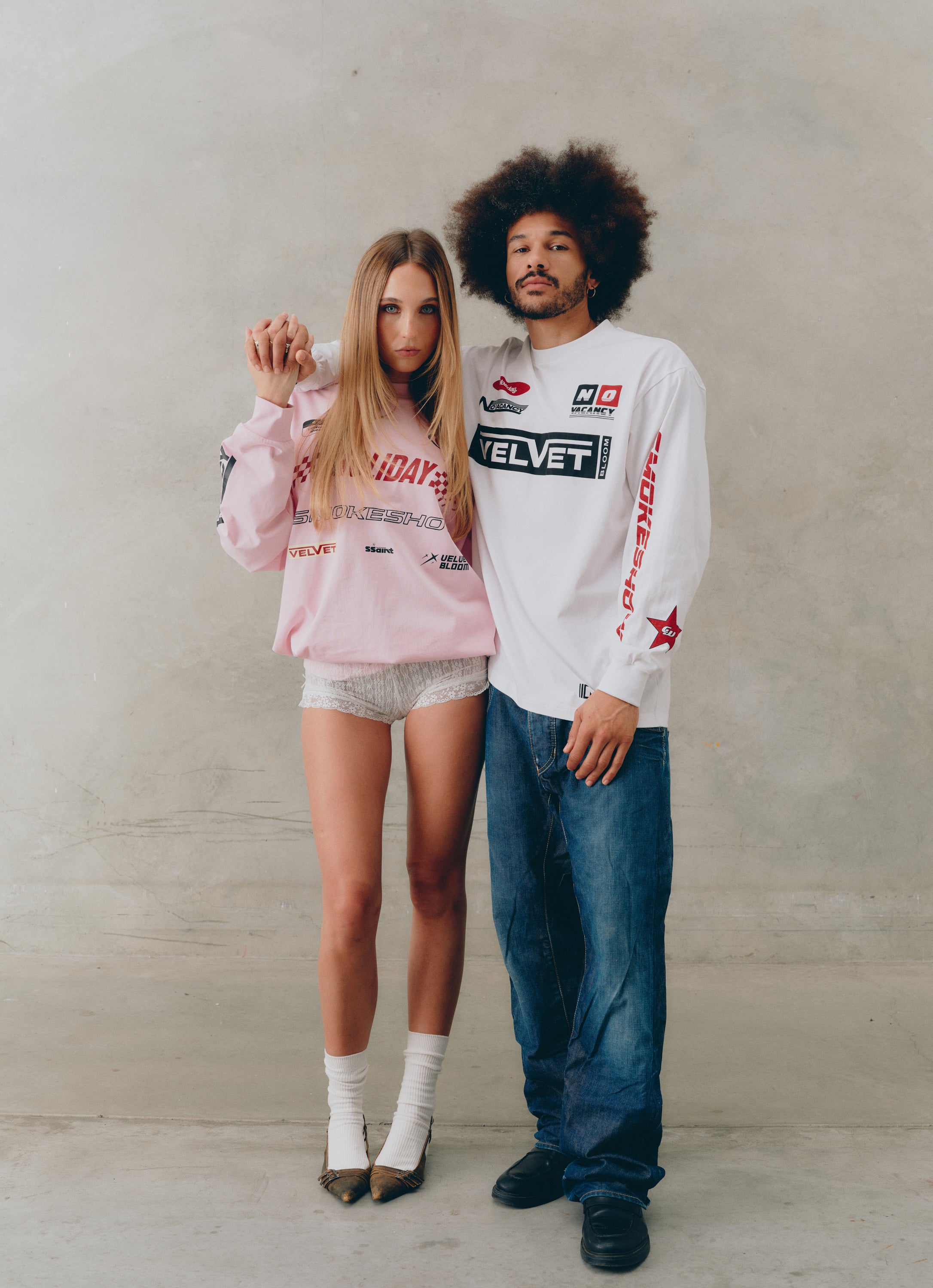 SIGNATURE MOTO TEE - PINK