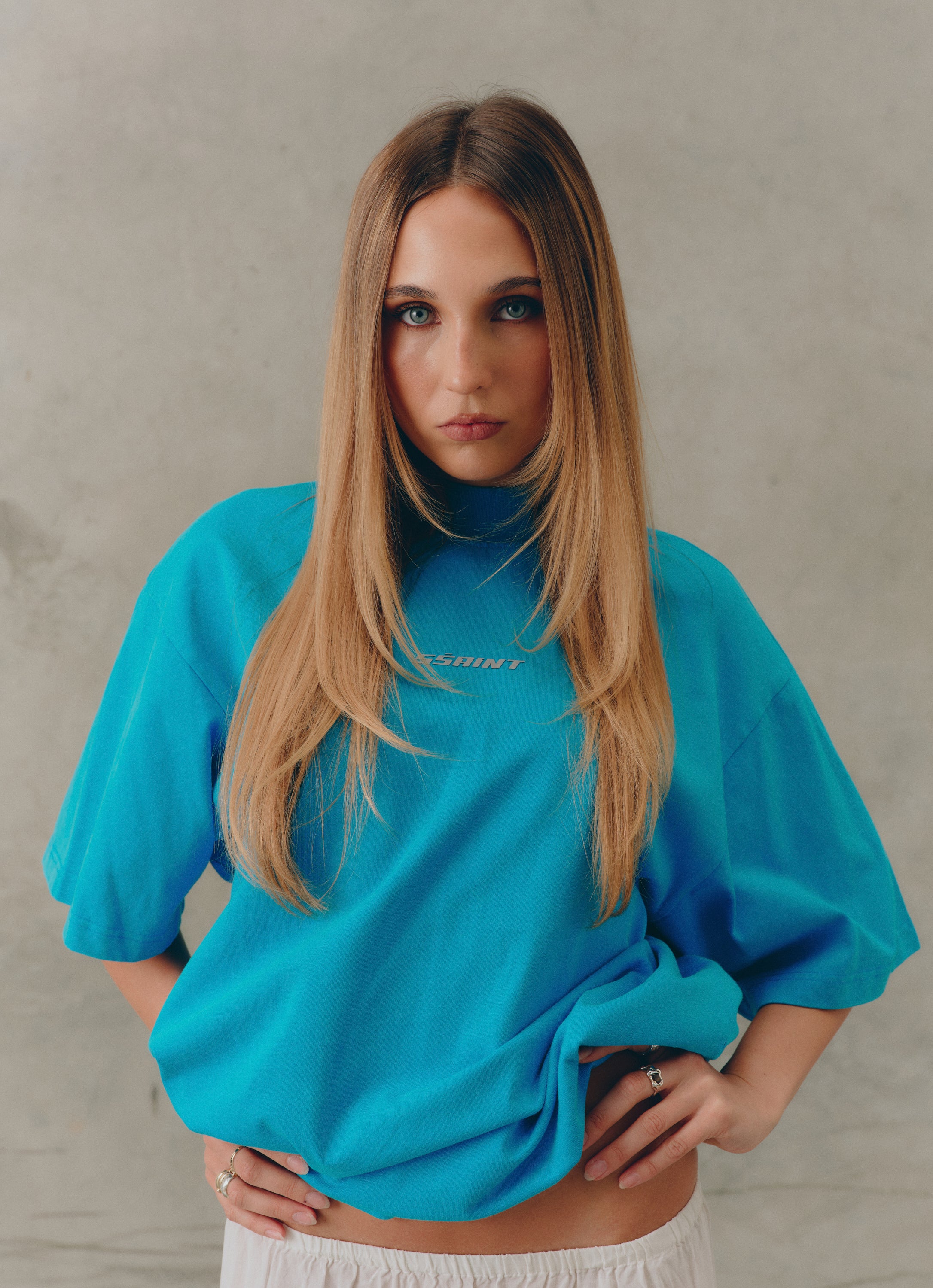 REFLECTIVE LOGO TEE - BLUE (PRE-ORDER)