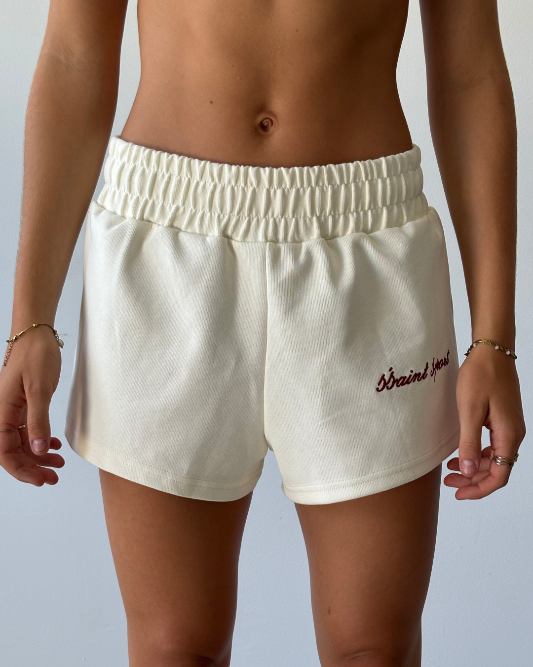 SŚAINT Sport Track Short - Butter