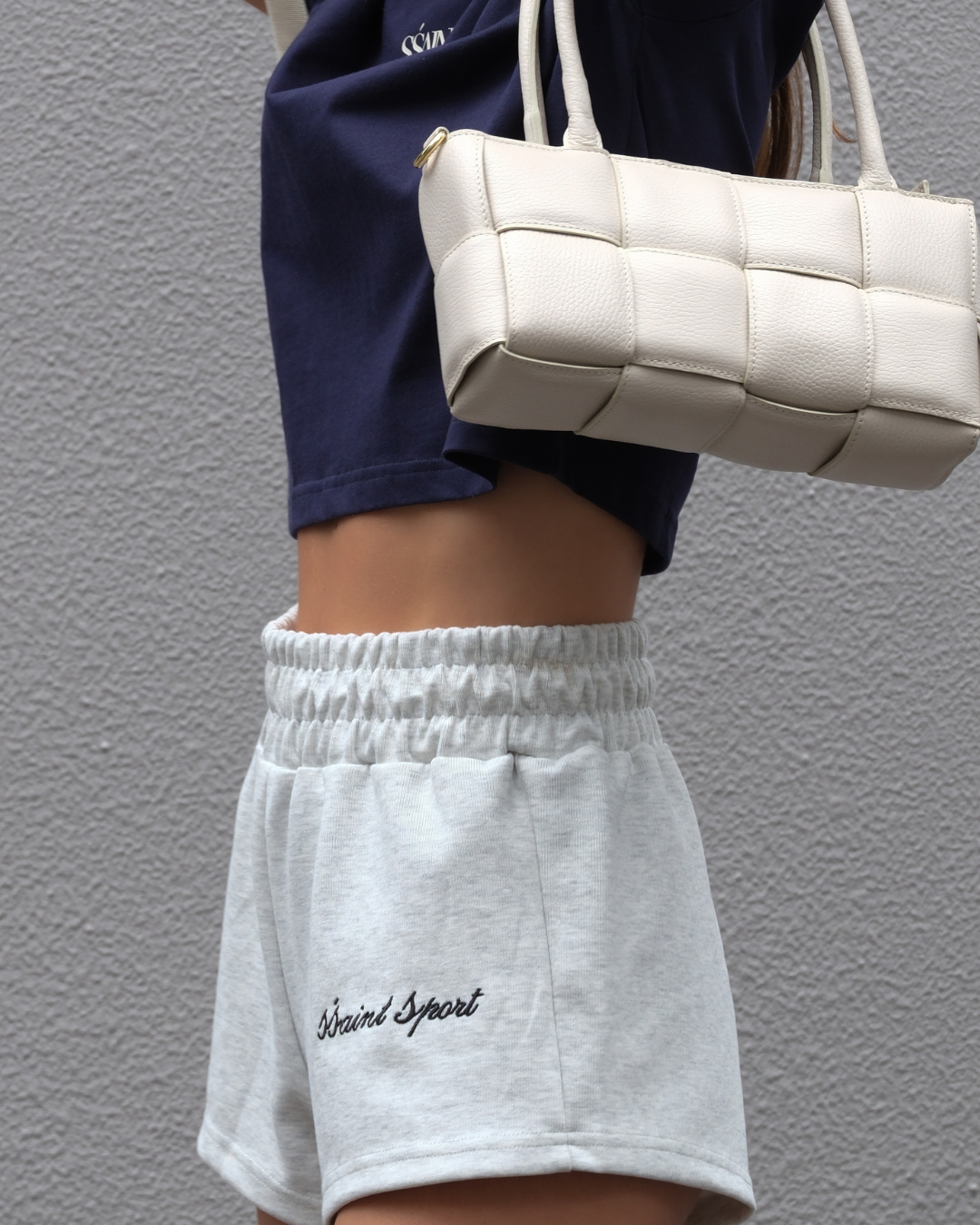 SŚAINT Sport Track Shorts - Grey