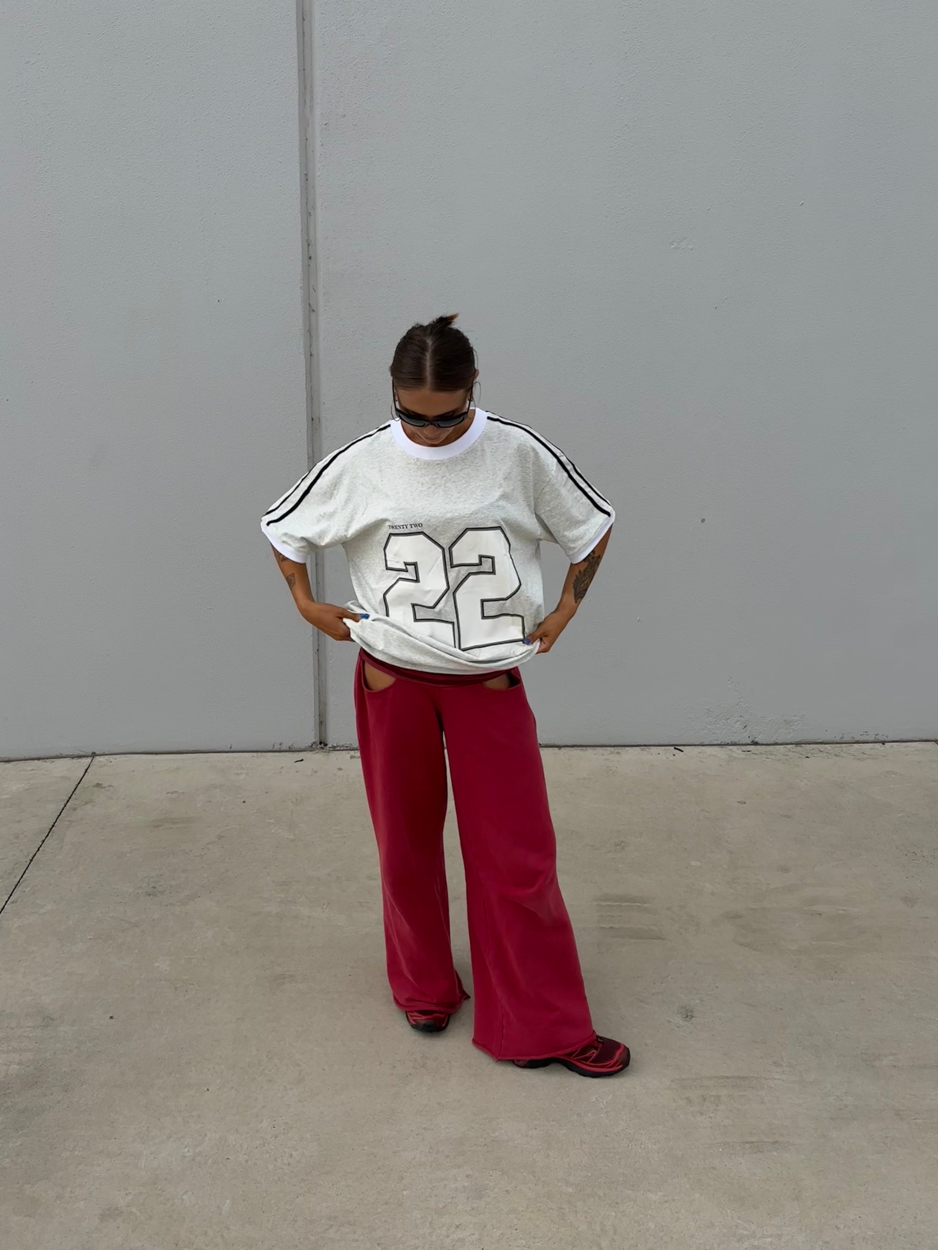 Twenty Two Tee Grey