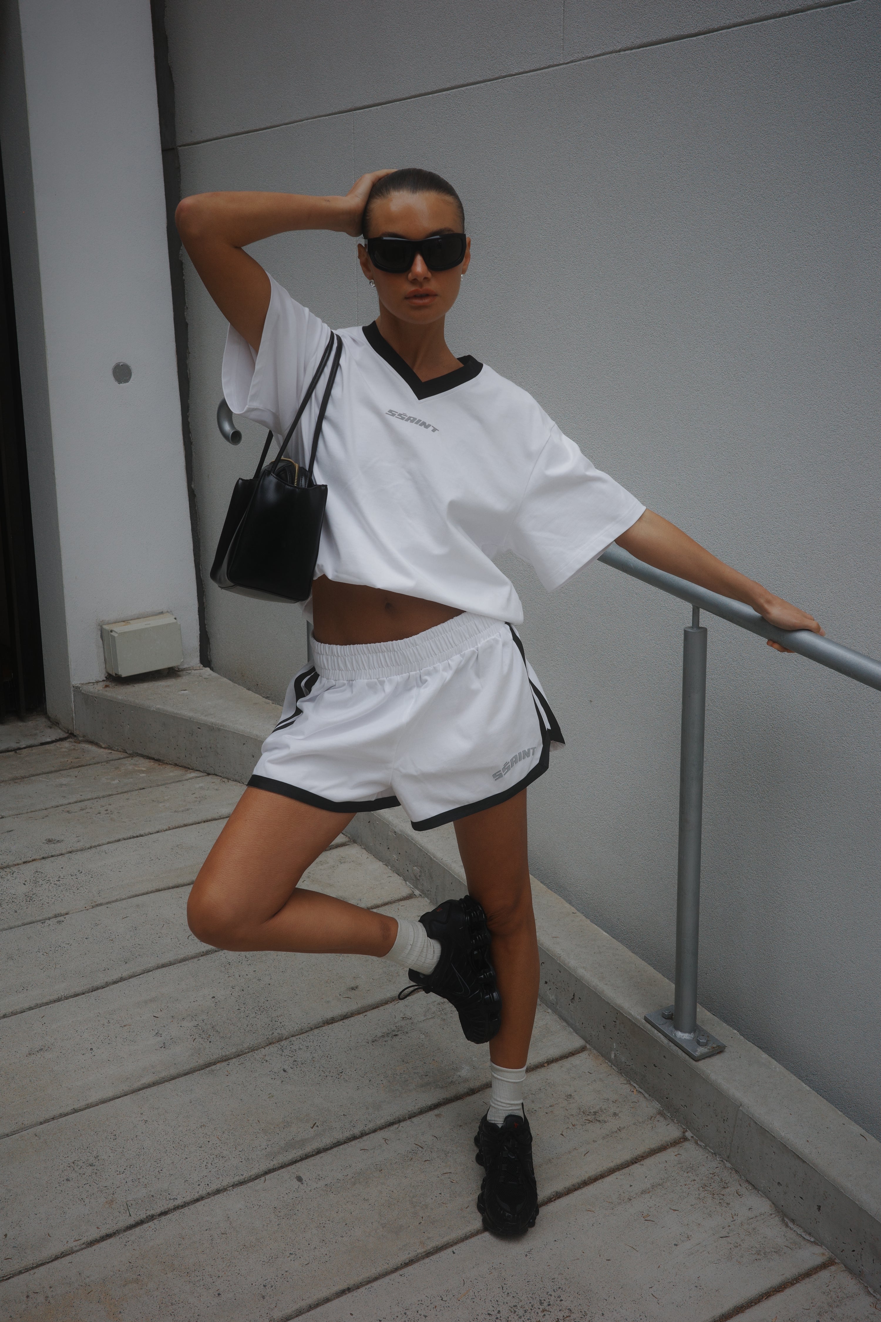 REFLECTIVE V SHORTS - WHITE